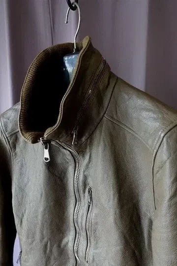 하시모토 준 이너 가죽 라이더 자켓