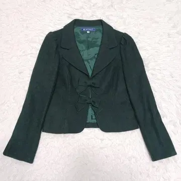 엠즈 그레이시 퍼프 슬리브 리본 자켓 숏 기장 38