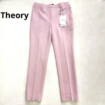 택 포함 새상품 XS 띠어리 테이퍼드 슬림 팬츠 2WAY 스트레치 핑크