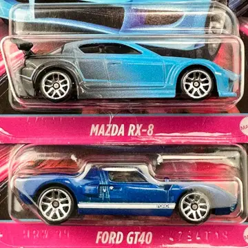 핫휠 와일드 스피드 포드 GT-40 마쓰다 RX-8 2대