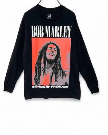 밥 말리 롱 슬리브 티셔츠 롱티 레게 밴드티 ZION