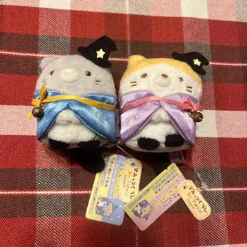 스미코구라시 고양이 고양이 할로윈 테노리 봉제 인형 세트