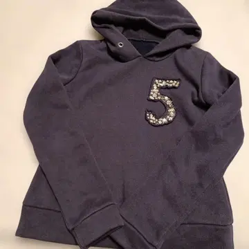 스콧 클럽 네이비 후드티