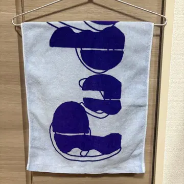 TOMOO Puddles Face Towel [Blue]