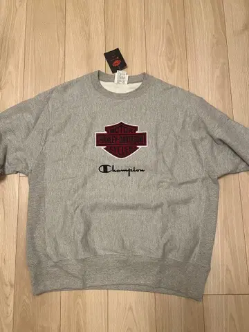챔피언 할리데이비슨 맨투맨 L 사이즈 그레이
