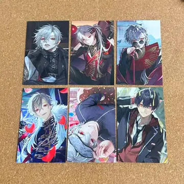 니지산지 쿠츠하 랜덤 사진풍 카드 6종 세트