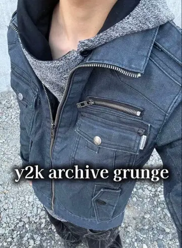 y2k 아카이브 그런지 자켓