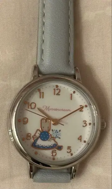 마론크림 손목시계 산리오 블루블루에 스카이블루 시계