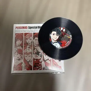 페르소나 5 랜덤 레코드풍 코스터 주인공