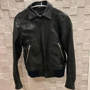 BarkTannage 나노 유니버스 램 가죽 싱글 자켓 34