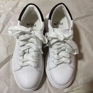 FILLIN 화이트 블랙 스니커즈 24.0cm