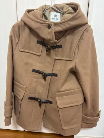 nano universe 베이지 더플 코트