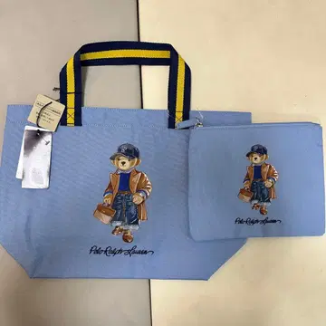 미사용 새상품 폴로 랄프 로렌 토트백 폴로베어