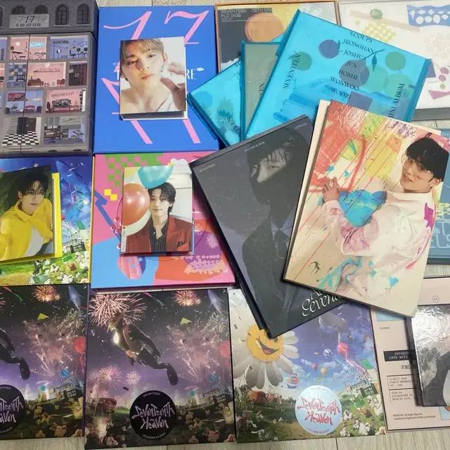 세븐틴 개봉 앨범 대량 판매