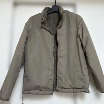 카키 집업 점퍼