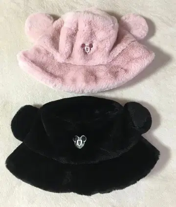 [ 2세트 ] 공식 디즈니 버킷햇 블랙, 핑크