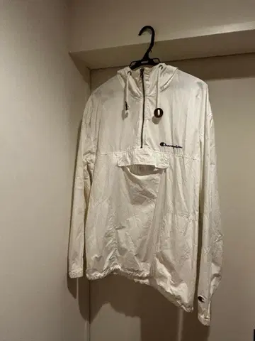 챔피언 나일론 후디 L 화이트