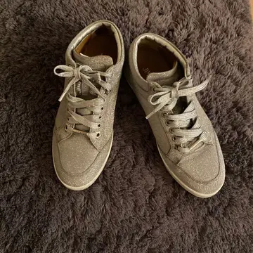 실버 글리터 스니커즈