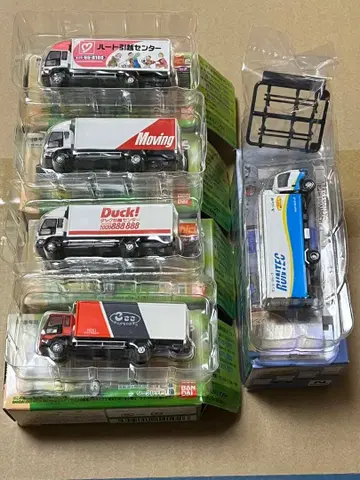 워킹 비클 트럭 컬렉션 이스즈 포워드 5대 세트