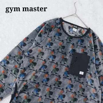 짐 마스터 올 패턴 플리스 기모 낚시 아저씨 맨투맨 트레이닝복 L