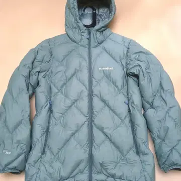 네쥬 다운 후드티 스카이블루