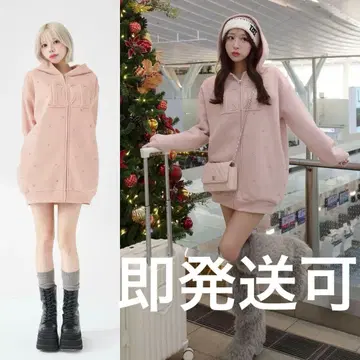 다리치 DD로고 비쥬 지퍼 후드티