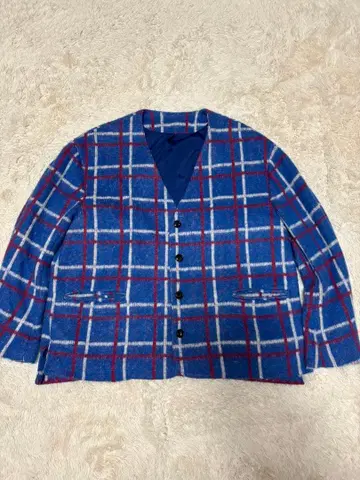 Kreepe 블루 체크 자켓