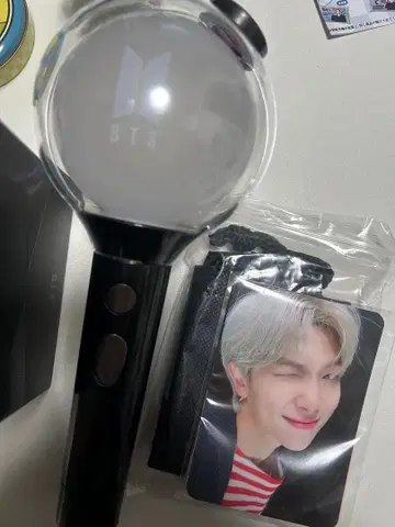 BTS 응원봉 포토 카드 포함