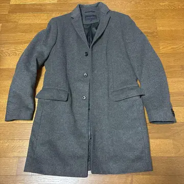 바나나 리퍼블릭 그레이 체스터 코트 울 혼방