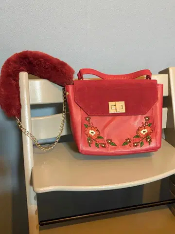 핸드백 숄더백 체인백 빨간색