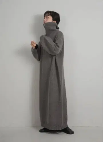 lawgy alpaca zip knit op