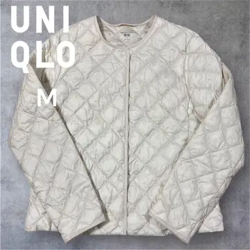 [ 새상품급 ] UNIQLO WARM PADDED M 아이보리 다운 자켓