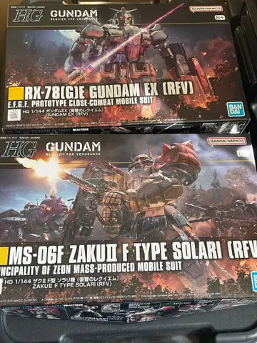 [ 미개봉 새상품 ] 복수의 레퀴엠 건담 프라모델 2개 세트