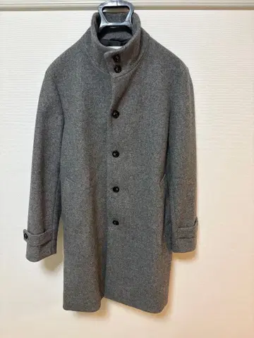 퍼블릭 도쿄 그레이 스텐카라 코트 울 혼방