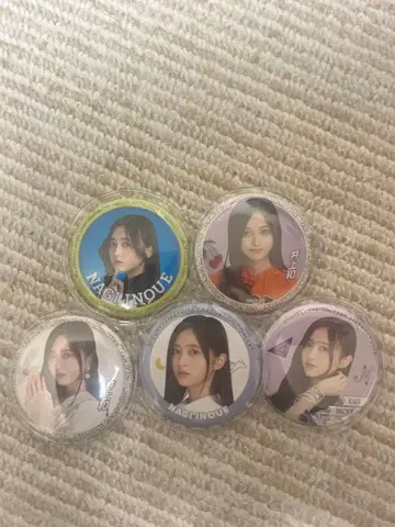 이노우에 와카나 캔뱃지 5개 세트