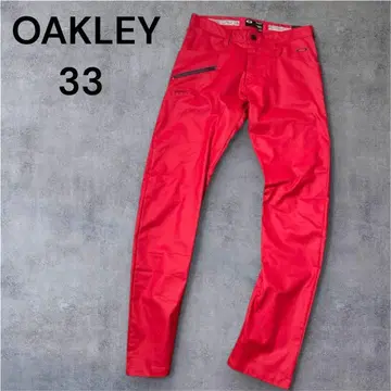 미사용 새상품 OAKLEY 오클리 레드 팬츠 사이즈 33