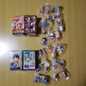 원피스 W 마스코트 키체인 3, 4 각 전 6종 세트