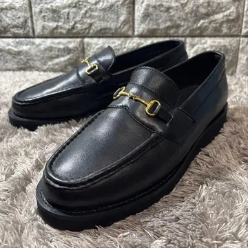 새상품급 CAMINANDO 카미난도 비트 로퍼 플랫폼 블랙