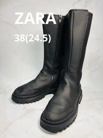 ZARA 롱 부츠 38(24.5) 지퍼 있음