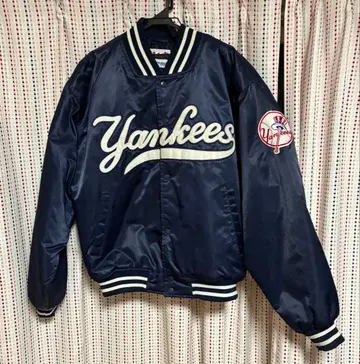 Yankees 바시티 자켓 L 사이즈 Majestic 네이비