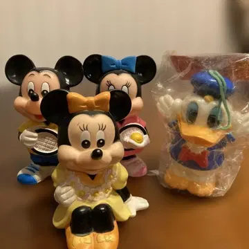 미니 마우스 미키마우스 도널드 덕 저금통 미쓰비시 은행