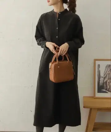 어반 리서치 코듀로이 셔츠 원피스