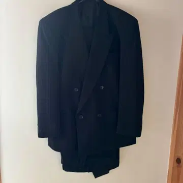 Venerato 블랙 포멀 수트 더블 브레스트