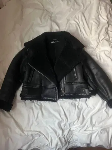 zara 보아 무스탕 자켓