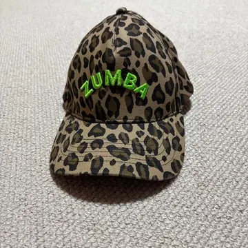 ZUMBA 레오파드 무늬 캡 100% 코튼