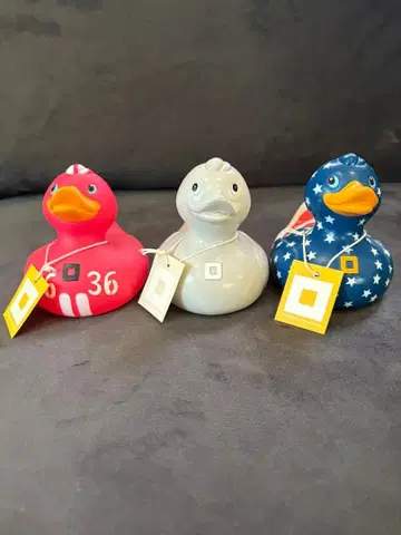 러버 덕 피규어 3개 세트