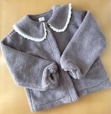 merryjenny 메리제니 프릴 칼라 보아 자켓 퍼플