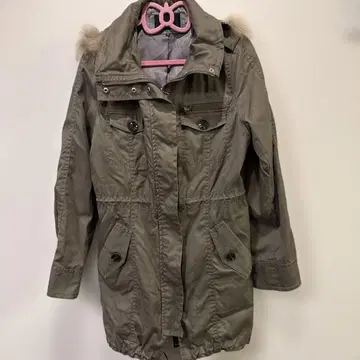 그레이 퍼 모즈 코트