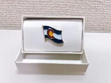 [ 새상품급 ] 콜로라도주 깃발 핀 배지