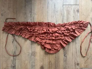 프릴 벨트 프릴 달린 카라